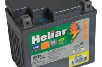 Bateria moto CG 150 Heliar HTZ5L Powersports 4Ah 12V selada