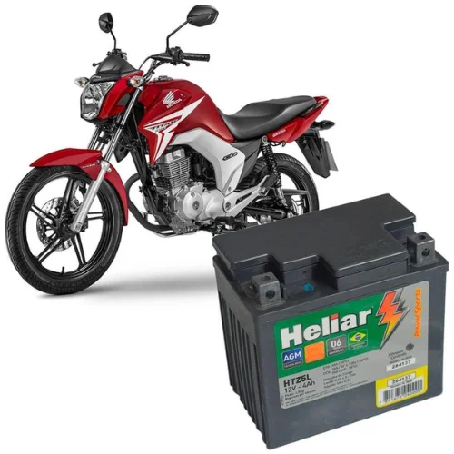 Bateria Moto CG 150 Heliar HTZ5L Powersports Selada 4Ah 12V – Vale a Pena? 2 Bateria moto CG 150 Heliar HTZ5L Powersports 4Ah 12V selada