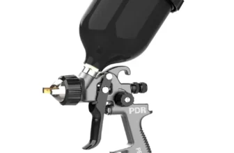 Pistola de pintura automotiva PRO-550TF 600ml com bico 1.4mm para pintura e reparos
