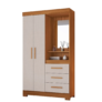 Guarda-roupa 2 Portas Nt 5170 Freijó Com Off White – Notável