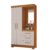 Guarda-roupa 2 Portas Nt 5170 Freijó Com Off White – Notável