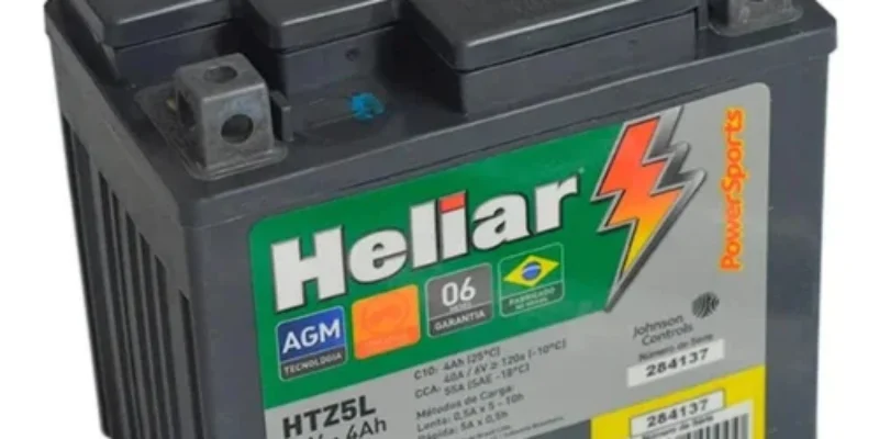 Bateria Moto CG 150 Heliar HTZ5L Powersports Selada 4Ah 12V – Vale a Pena?