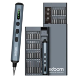 Parafusadeira Elétrica de Precisão EXBOM 68 em 1: Completa e Recarregável.